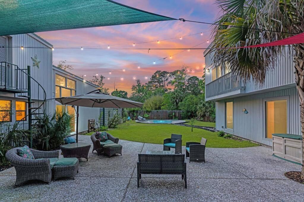 2 King Suites~Private Pool+Hot Tub~2Mi From Beach St. Simons Island Exterior foto